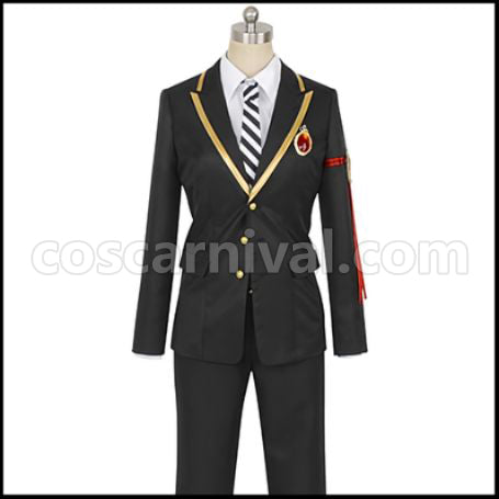 Twisted Wonderland Heartslabyul Dormitory Deuce Spade Cosplay Costume coscarnival - Material Texture