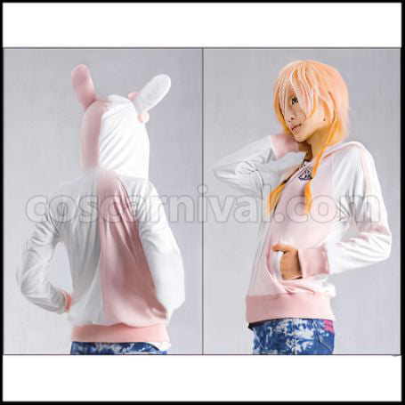 Super Danganronpa 2 Goodbye Despair Monomi Parka Cosplay Costume coscarnival - Back View