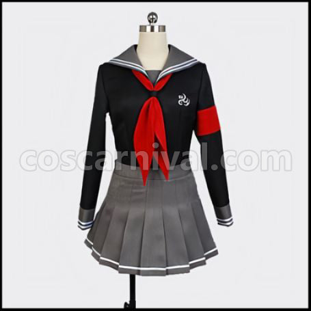 Super Danganronpa 2 Goodbye Despair Peko Pekoyama Cosplay Costume coscarnival - Front View