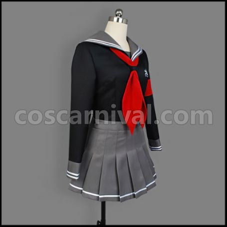 Super Danganronpa 2 Goodbye Despair Peko Pekoyama Cosplay Costume coscarnival - Back View