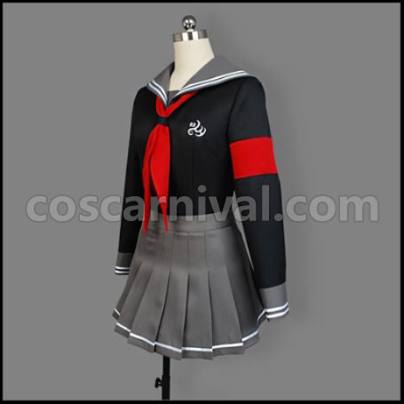 Super Danganronpa 2 Goodbye Despair Peko Pekoyama Cosplay Costume coscarnival - Side Profile