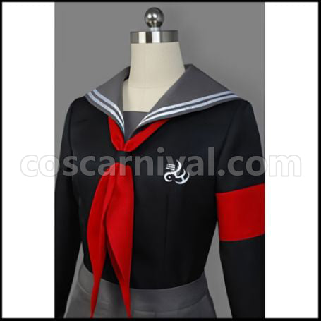 Super Danganronpa 2 Goodbye Despair Peko Pekoyama Cosplay Costume coscarnival - Cuff Style