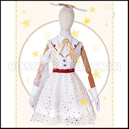 Zombieland Saga Lily Hoshikawa Cosplay Costume coscarnival - Color and Pattern