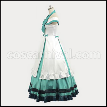 VOCALOID "Hitobashira Alice" Hatsune Miku Cosplay Costume coscarnival - Side Profile