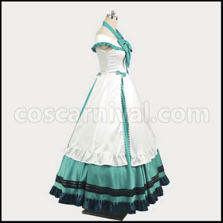 VOCALOID "Hitobashira Alice" Hatsune Miku Cosplay Costume coscarnival - Detail Close-up