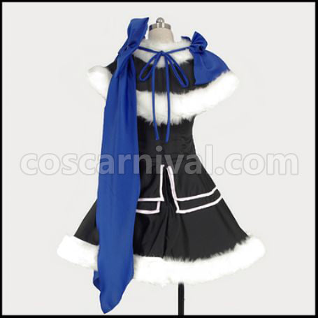 VOCALOID2 Hatsune Miku KAITO Female Version Cosplay Costume coscarnival - Back View