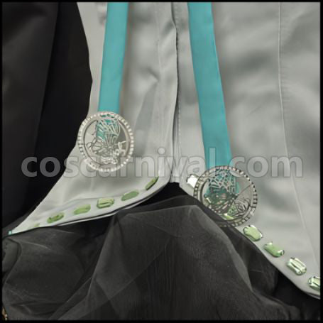 VOCALOID Hatsune Miku Flower Sound Cosplay Costume coscarnival - Hem Detail