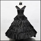 VOCALOID Hatsune Miku Secret Honey ~ Black Oath Cosplay Costume coscarnival - Front View