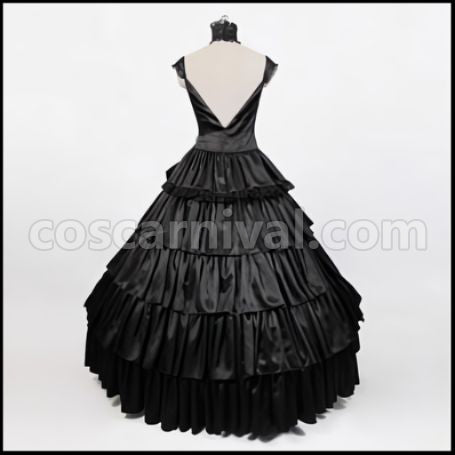 VOCALOID Hatsune Miku Secret Honey ~ Black Oath Cosplay Costume coscarnival - Detail Close-up