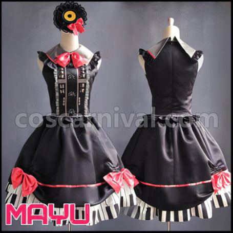 VOCALOID3 MAYU Punk Cosplay Costume coscarnival - Front View