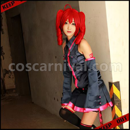 VOCALOID3 Kasane Teto Official Outfit Cosplay Costume coscarnival - Front View