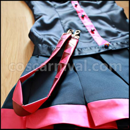 VOCALOID3 Kasane Teto Official Outfit Cosplay Costume coscarnival - Color and Pattern