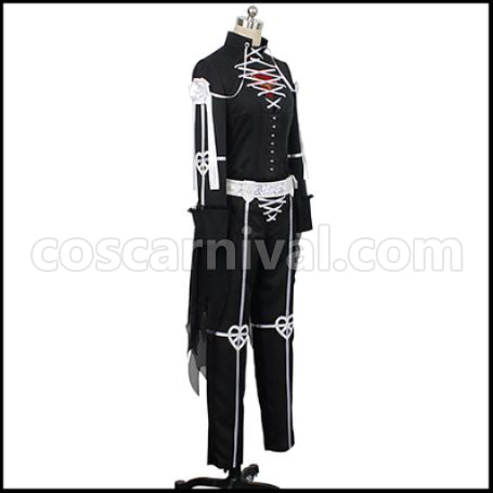 Twisted Wonderland Twisted-Wonderland Deuce Spade Scary Dress Cosplay Costume coscarnival - Side Profile