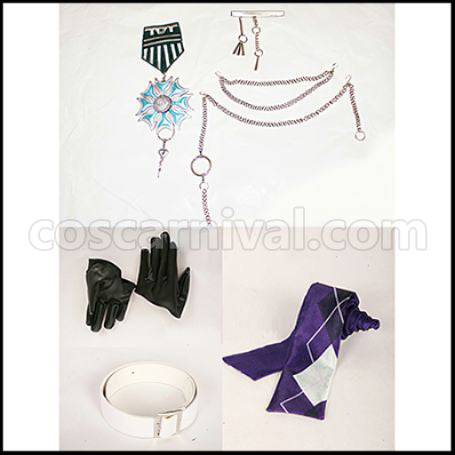 Uta no Prince-sama Maji LOVE 2000% White Badge Masato Hijirikawa Cosplay Costume coscarnival - Detail Close-up