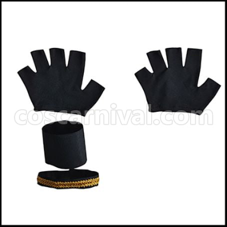 LAGRANGE POINT Love, Dictator-SAMURAI Kira Himuro Cosplay Costume coscarnival - Cuff Style