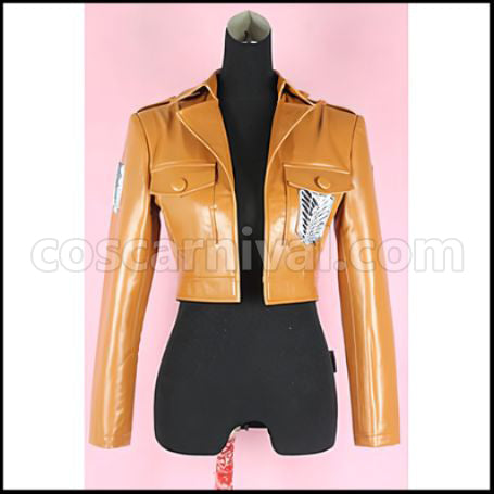 Attack on Titan Scout Regiment Sasha Blouse Cosplay Costume coscarnival - Front View