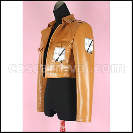 Attack on Titan Trainee Corps Coat Cosplay Costume coscarnival - Back View