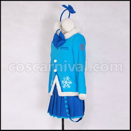 VOCALOID Snow Hatsune Miku WonFes 2012 Cosplay Costume coscarnival - Back View