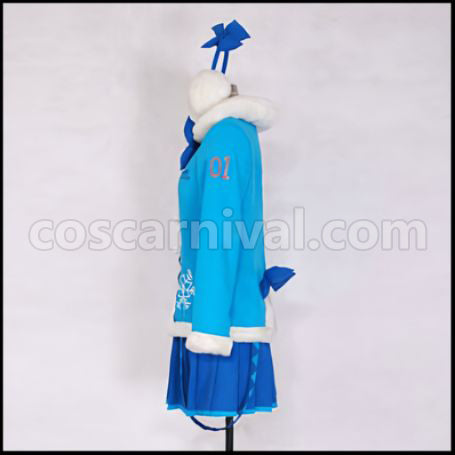 VOCALOID Snow Hatsune Miku WonFes 2012 Cosplay Costume coscarnival - Side Profile