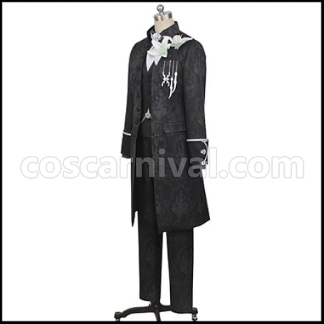 Twisted Wonderland Twisted-Wonderland Wind Idia Shroud Groom Cosplay Costume coscarnival - Side Profile