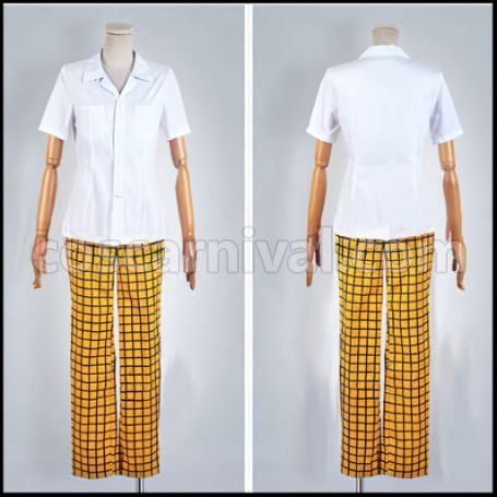 Yowamushi Pedal Sohoku High School Cycling Club Boys' Summer Uniform Cosplay Costume coscarnival - Front View