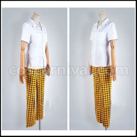 Yowamushi Pedal Sohoku High School Cycling Club Boys' Summer Uniform Cosplay Costume coscarnival - Back View