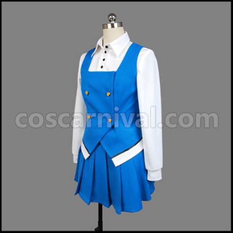 Kin-iro Mosaic Yoko Inokuma Cosplay Costume coscarnival - Side Profile