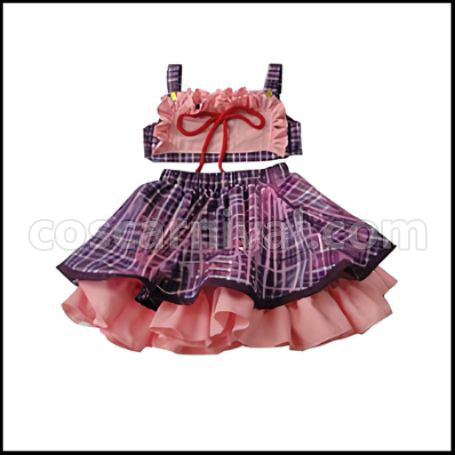 Aikatsu! Idol Activity! Ran Shibuki Cosplay Costume coscarnival - Front View