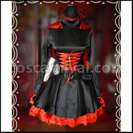 RWBY Ruby Rose Cosplay Costume coscarnival - Front View