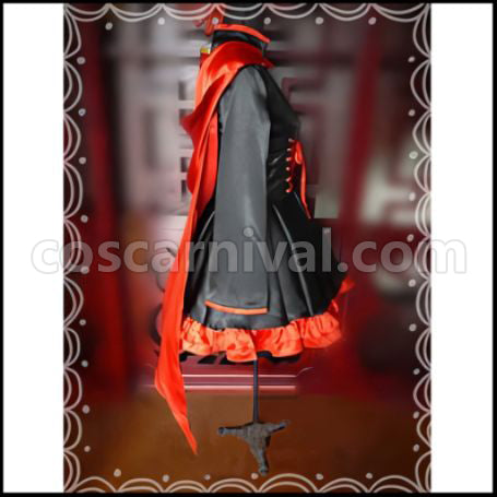 RWBY Ruby Rose Cosplay Costume coscarnival - Back View