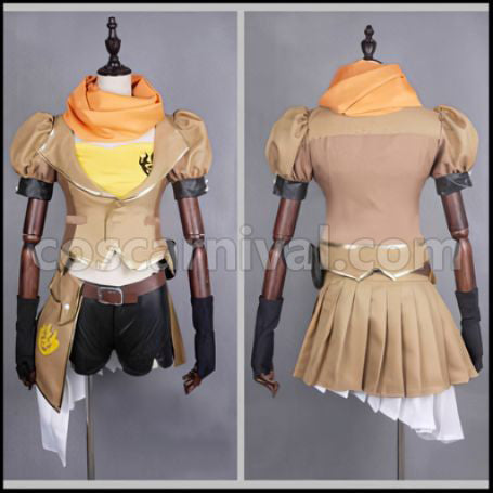 RWBY Yang Xiao Long Cosplay Costume coscarnival - Front View