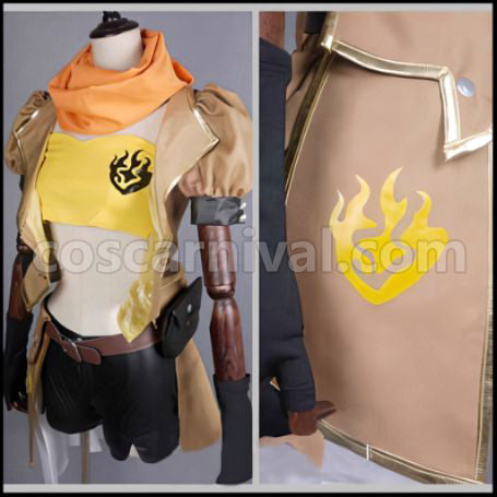 RWBY Yang Xiao Long Cosplay Costume coscarnival - Side Profile