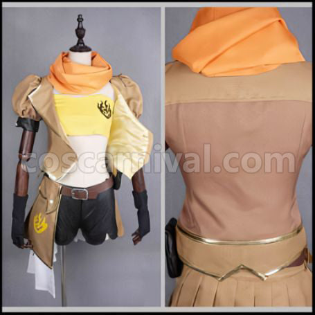 RWBY Yang Xiao Long Cosplay Costume coscarnival - Detail Close-up