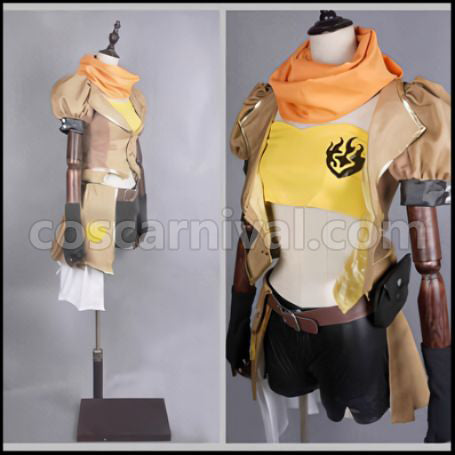 RWBY Yang Xiao Long Cosplay Costume coscarnival - Collar Design