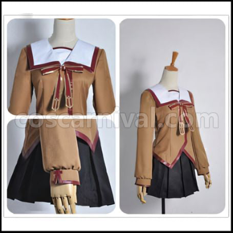 [Fate/Grand Order Costume] Fate/kaleid liner Prisma Illya Homurahara Academy Uniform Cosplay Costume coscarnival - Back View