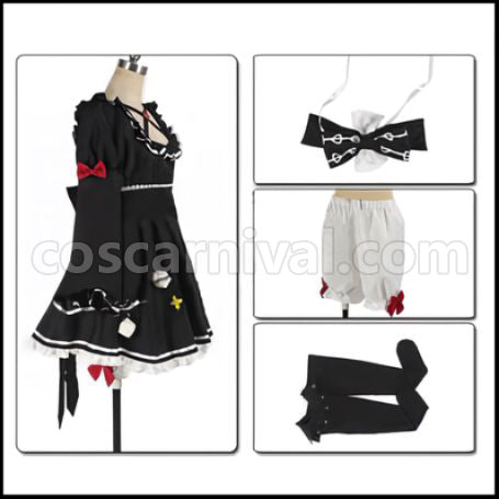 Fantasista Doll Akari Cosplay Costume coscarnival - Back View