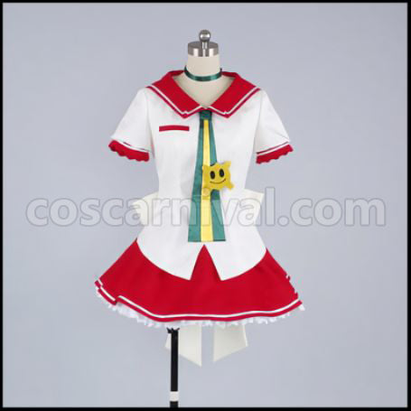 Day Break Illusion Akari Taiyo Cosplay Costume Ver2 coscarnival - Front View
