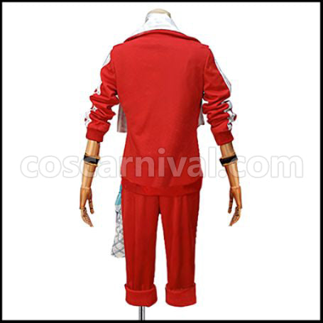 Touken Ranbu Nagasone Kotetsu Casual Wear Cosplay Costume coscarnival - Back View