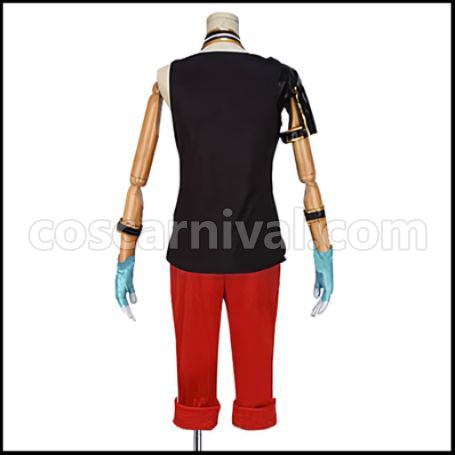 Touken Ranbu Nagasone Kotetsu Casual Wear Cosplay Costume coscarnival - Detail Close-up