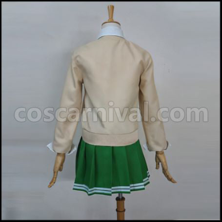 Love Lab Fujisaki Girls' Middle School Natsuo Maki Cosplay Costume coscarnival - Side Profile