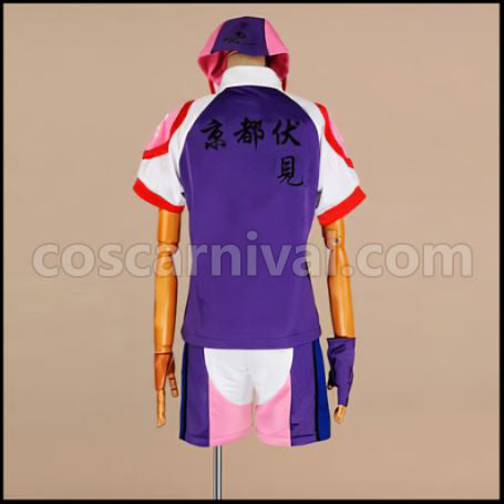 Yowamushi Pedal Kyoto Fushimi High School Midousuji Akira Cosplay Costume coscarnival - Detail Close-up