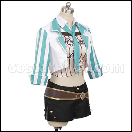 Uma Musume Pretty Derby Mejiro Ryan Cosplay Costume coscarnival - Back View