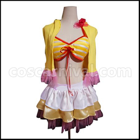 Love Live! Natsuiro Egao de 1,2,Jump! Honoka Kosaka Cosplay Costume coscarnival - Front View