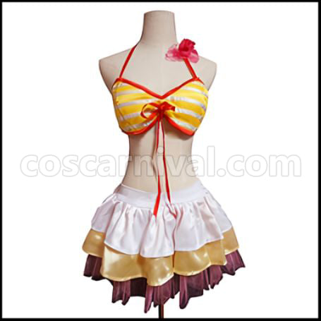 Love Live! Natsuiro Egao de 1,2,Jump! Honoka Kosaka Cosplay Costume coscarnival - Back View
