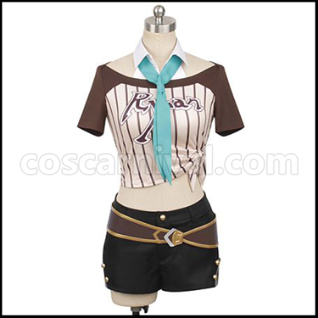 Uma Musume Pretty Derby Mejiro Ryan Cosplay Costume coscarnival - Collar Design