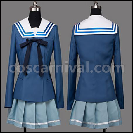 Beyond the Boundary Mirai Kuriyama Cosplay Costume coscarnival - Material Texture