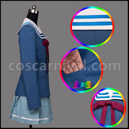 Beyond the Boundary Mitsuki Nase Cosplay Costume coscarnival - Material Texture