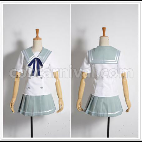 Beyond the Boundary Mirai Kuriyama Uniform Cosplay Costume coscarnival - Back View