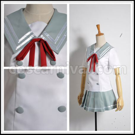 Beyond the Boundary Mitsuki Nase Uniform Cosplay Costume coscarnival - Back View