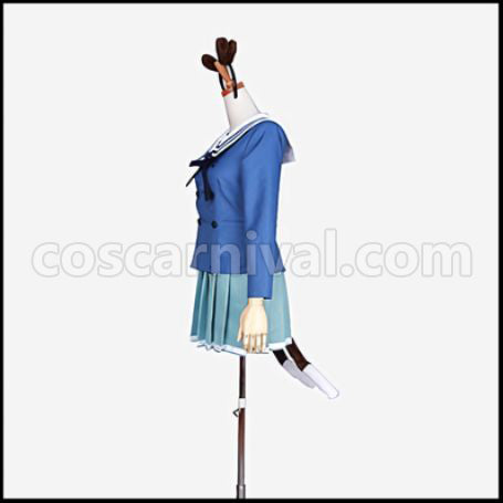 Beyond the Boundary Ai Shindo Uniform Cosplay Costume coscarnival - Back View